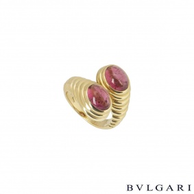 Bvlgari Yellow Gold Amethyst Dress Ring